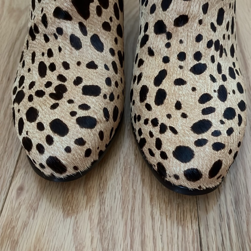 New Tory Burch Calf hair cheetah print Priscilla Boots, size 9 - Picture 10 of 16